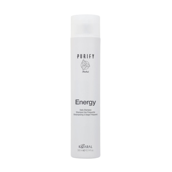 Енергетичний шампунь з екстрактом свіжої м'яти і ментолу Kaaral Energy Shampoo 300мл.