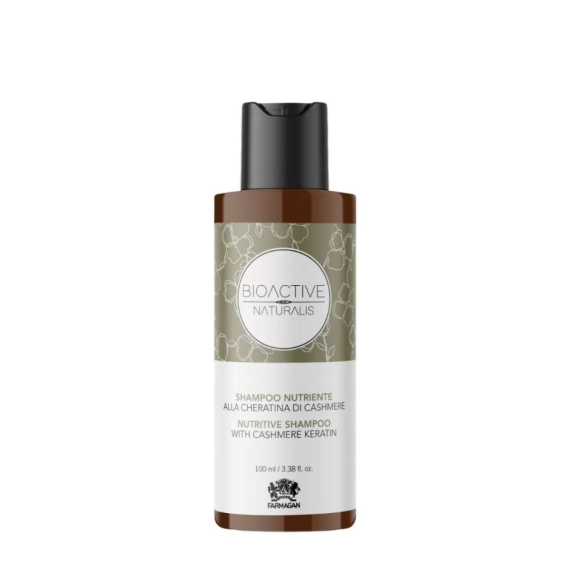BIOACTIVE NN SHAMPOO Шампунь живильний із кашеміровим кератином Farmagan, 100 мл.