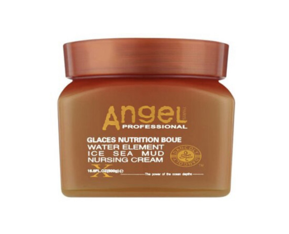Живильний крем для волосся із замороженою морською гряззю Angel Professional Paris Water Element Ice Sea Mud Nursing Cream,500 мл.