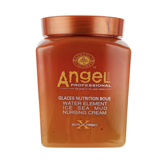 Живильний крем для волосся із замороженою морською гряззю Angel Professional Paris Water Element Ice Sea Mud Nursing Cream,1000 мл.