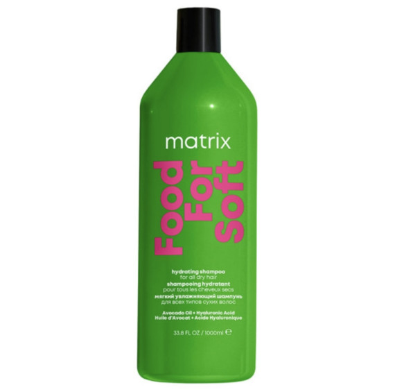 Шампунь для зволоження волосся Matrix Food For Soft Hydrating Shampoo 1000мл.