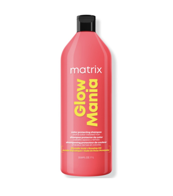 Шампунь для захисту кольору фарбованого волосся Matrix Glow Mania Color Protecting Shampoo 1000мл.