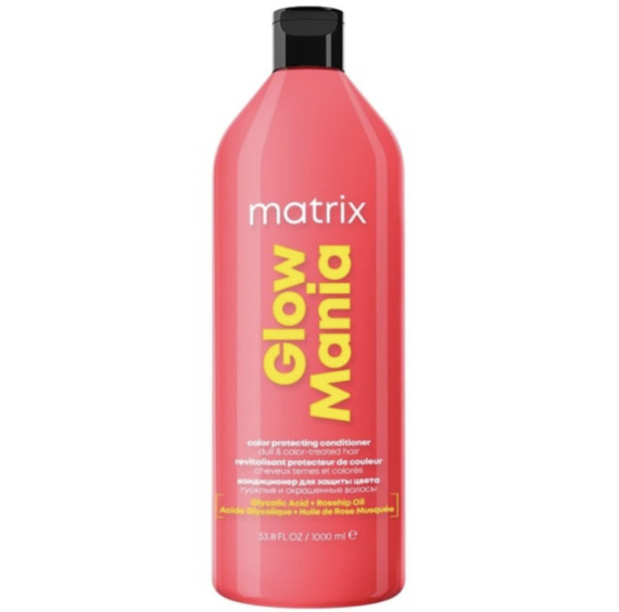 Кондиціонер для захисту кольору фарбованого волосся Matrix Glow Mania Color Protecting Conditioner 1000мл.