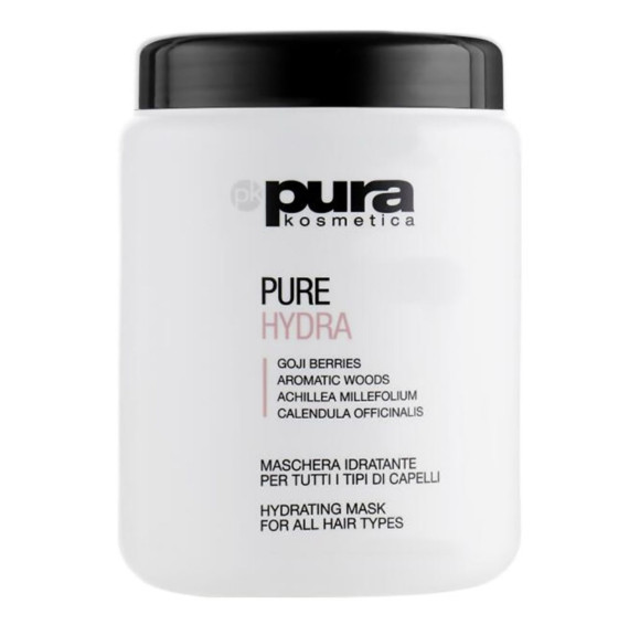 Маска для зволоження волосся Pura Kosmetica Pure Hydra Hydrating Mask 1000 мл.