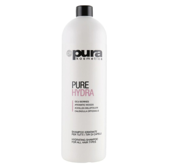 Шампунь для зволоження волосся Pura Kosmetica Pure Hydra Hydrating Shampoo 1000 мл.