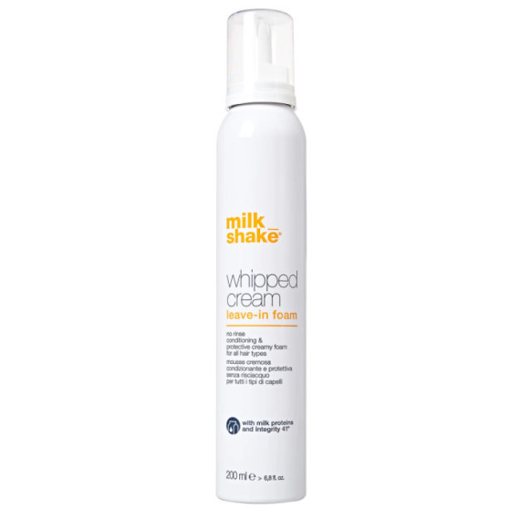 Незмивна Крем-Пінка для Зволоження Волосся Milk Shake Whipped Cream Leave-In Foam 200мл.
