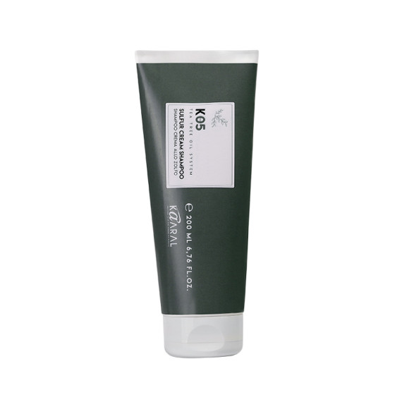 Трихологічний крем-шампунь на основі сірки Kaaral К05 Sulfur Cream Shampoo,200мл.